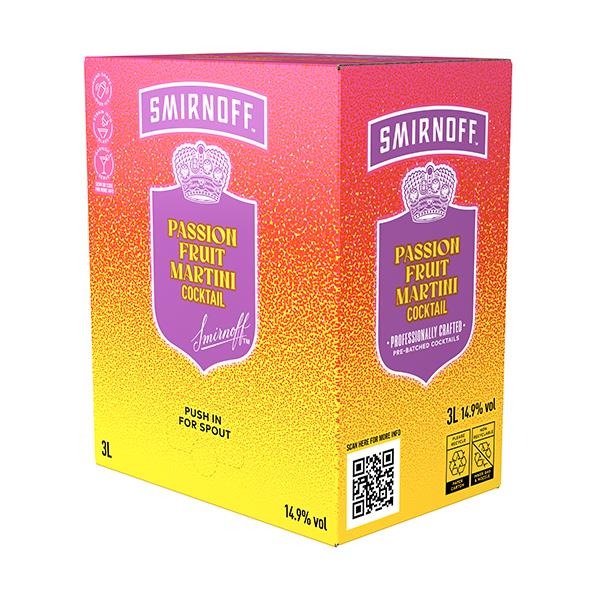 Smirnoff Passionfruit Martini Pre-Batched Cocktail
